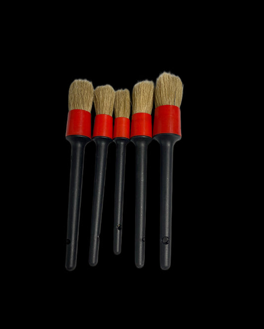 Boars Hair Bristle Detail Brush Kit